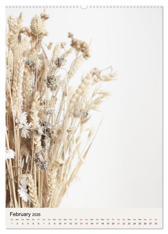 Produktbild: Dried Flowers (Wall Calendar 2026 DIN A2 portrait), CALVENDO 12 Month Wall Calendar