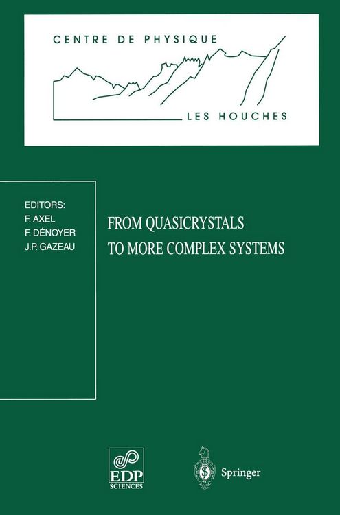 Produktbild: From Quasicrystals to More Complex Systems