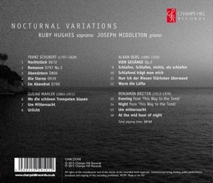 Produktbild: Nocturnal Variations-Lieder
