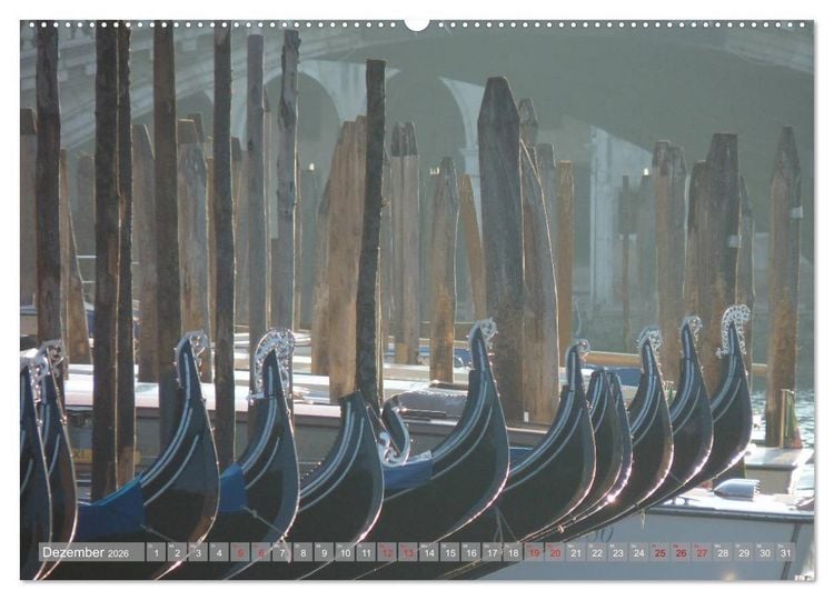 Produktbild: VENEDIG - Perle der Lagune (hochwertiger Premium Wandkalender 2026 DIN A2 quer), Kunstdruck in Hochglanz