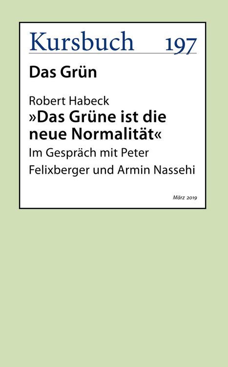 Produktbild: Das Gr&uuml;ne ist die neue Normalit&auml;t