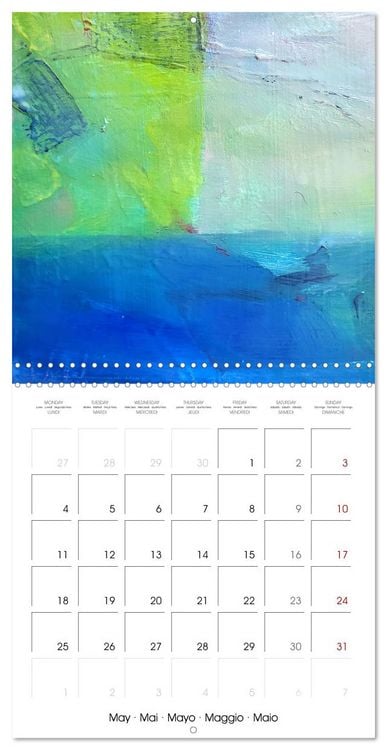 Produktbild: Finding silence in colours (Wall Calendar 2026 12 &times; 12 Inch) CALVENDO 12 Month Wall Calendar