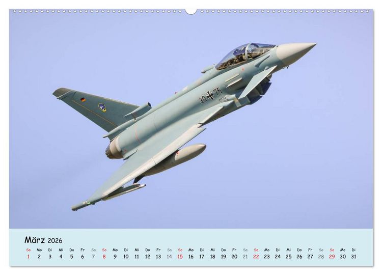 Produktbild: Luft&uuml;berlegenheit - Kampfjets in Aktion (Wandkalender 2026 DIN A2 quer), CALVENDO Monatskalender