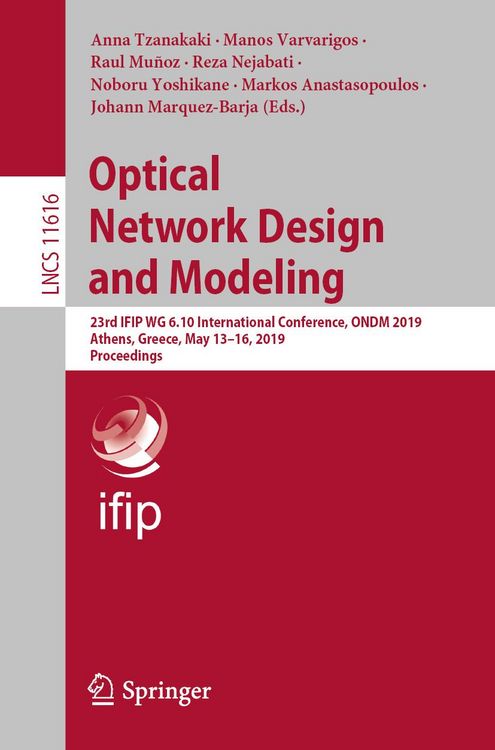 Produktbild: Optical Network Design and Modeling