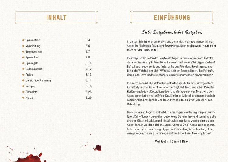 Produktbild: Crime & Dine &ndash; Das Krimi-Dinner-Set: Friesenmord auf Sylt