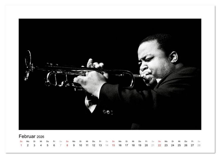 Produktbild: Jazztime (Wandkalender 2026 DIN A3 quer), CALVENDO Monatskalender
