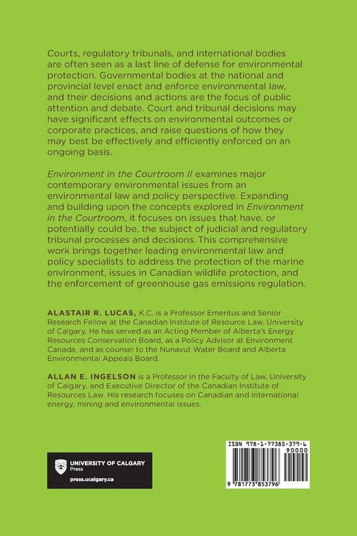 Produktbild: Environment in the Courtroom, Volume II