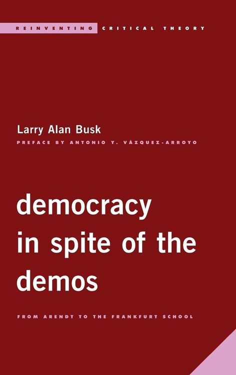 Produktbild: Democracy in Spite of the Demos