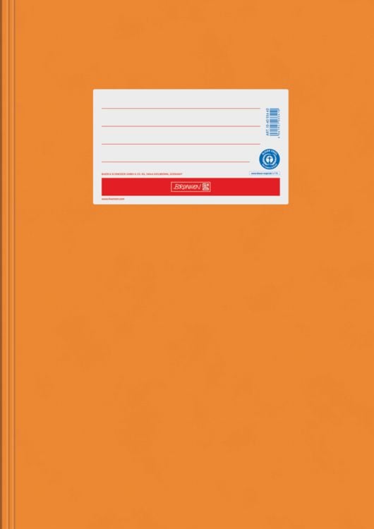 Produktbild: Brunnen Hefth&uuml;lle A4, Papier extrastark, orange