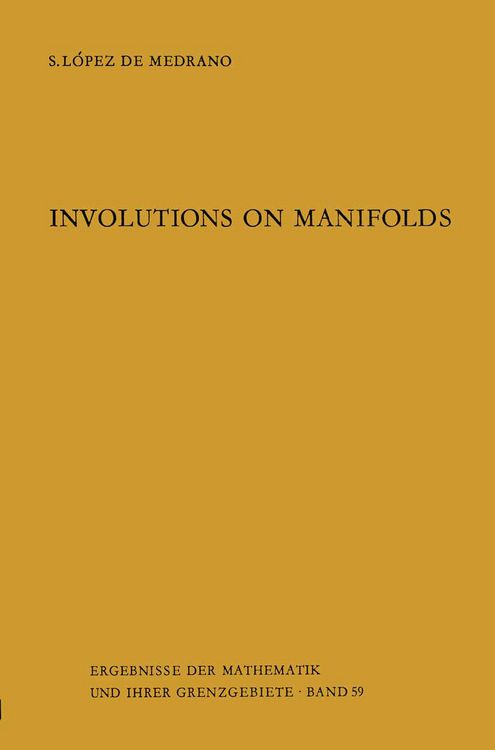 Produktbild: Involutions on Manifolds