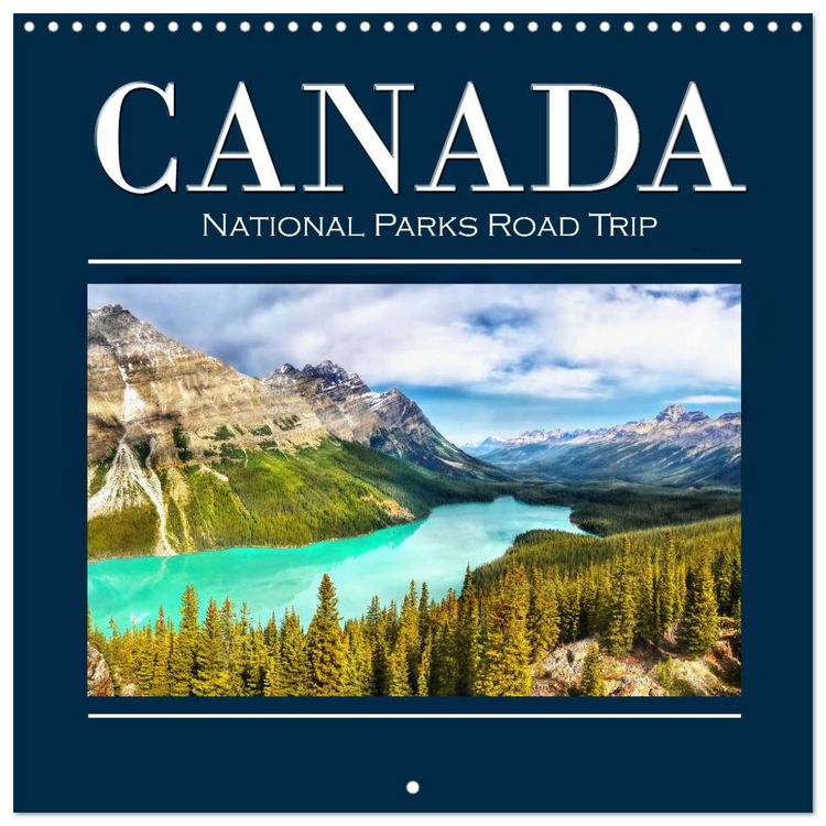 Produktbild: Canada, National Parks Road Trip (Wall Calendar 2026 12 &times; 12 Inch) CALVENDO 12 Month Wall Calendar