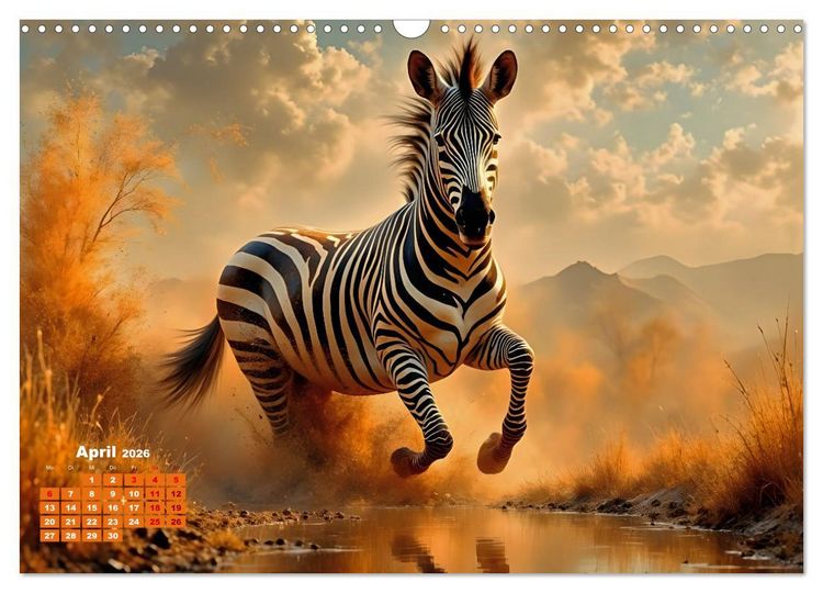 Produktbild: Wildlife im Fokus - Begegnungen auf Augenh&ouml;he (Wandkalender 2026 DIN A3 quer), CALVENDO Monatskalender