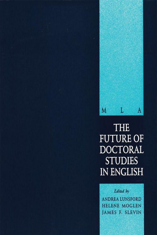 Produktbild: The Future of Doctoral Studies in English