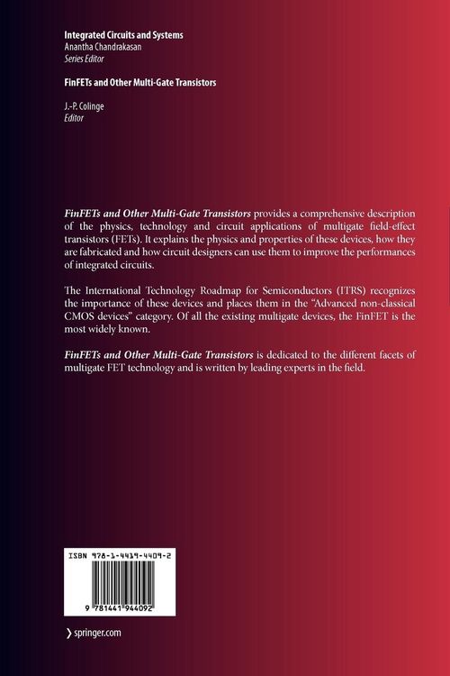 Produktbild: FinFETs and Other Multi-Gate Transistors