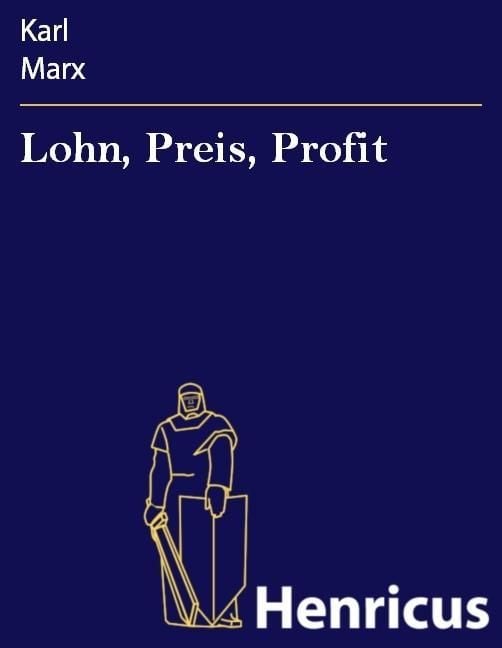 Produktbild: Lohn, Preis, Profit