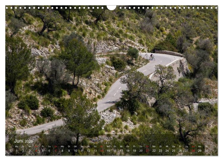 Produktbild: Mit dem Rennrad auf Mallorca (Wandkalender 2026 DIN A3 quer), CALVENDO Monatskalender