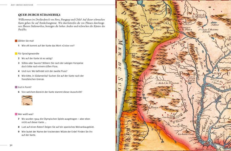 Produktbild: R&auml;tselbuch der Landkarten