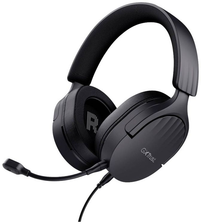 Produktbild: Trust GXT 489 Fayzo Over Ear Headset kabelgebunden Stereo Schwarz Gaming