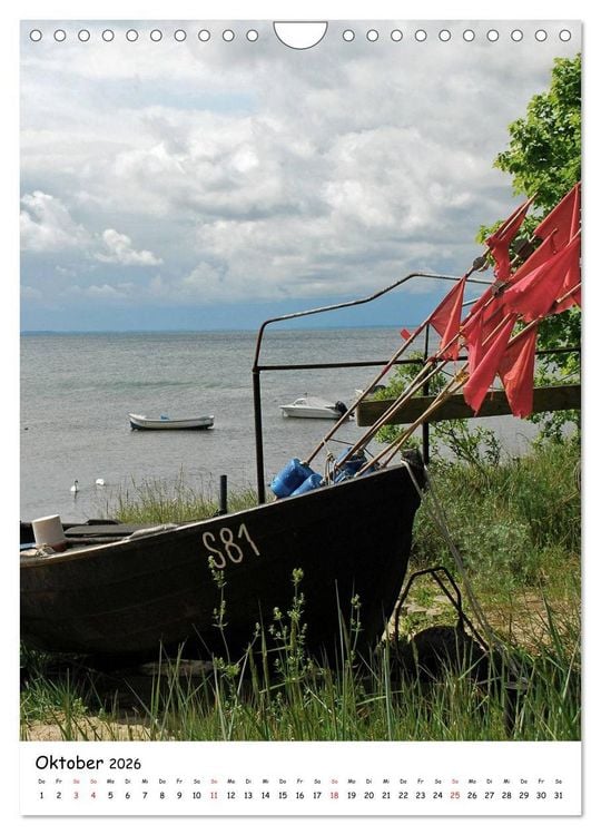 Produktbild: R&uuml;gen-Idyllische Momente (Wandkalender 2026 DIN A4 hoch), CALVENDO Monatskalender