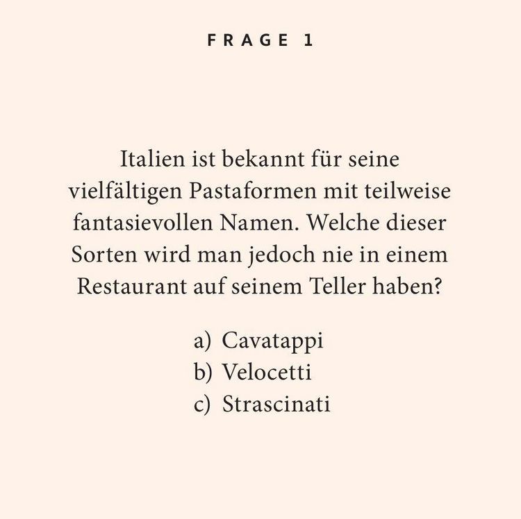 Produktbild: Pasta-Quiz