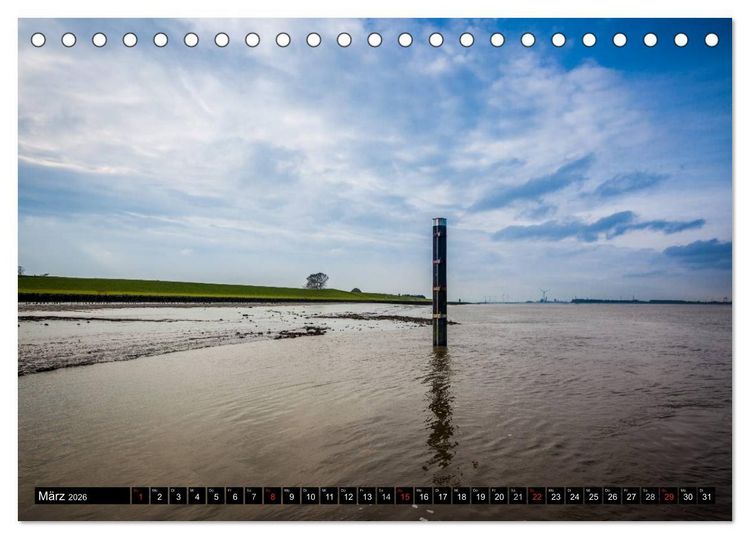 Produktbild: Sch&ouml;nes Ostfriesland (Tischkalender 2026 DIN A5 quer), CALVENDO Monatskalender