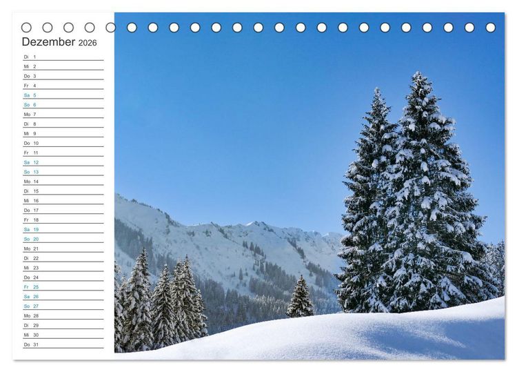 Produktbild: Faszination Alpen (Tischkalender 2026 DIN A5 quer), CALVENDO Monatskalender