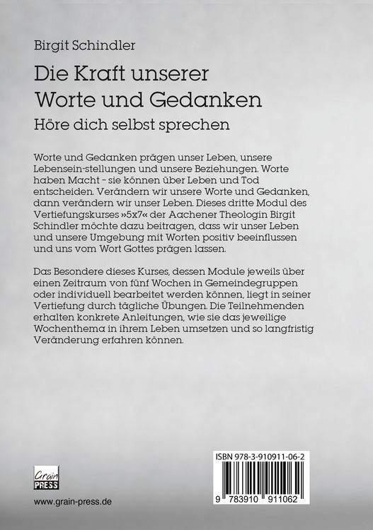 Produktbild: 5x7.3 Ein Vertiefungskurs Die Kraft unserer Gedanken und Worte