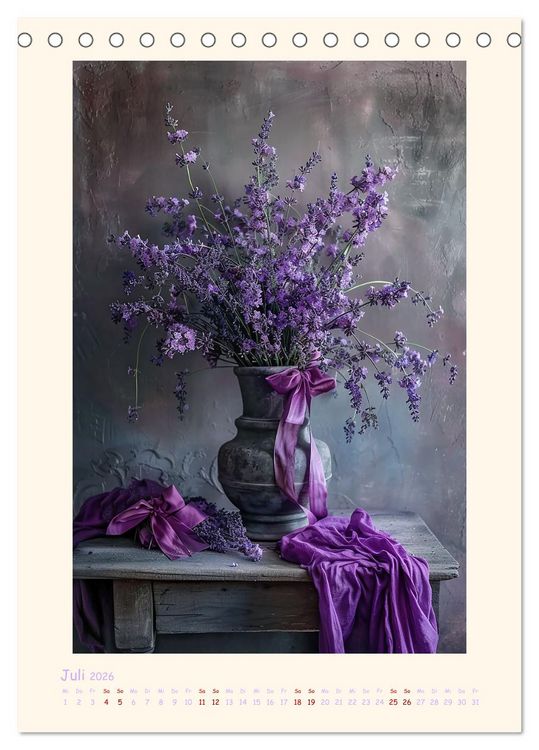 Produktbild: Lavendel (Tischkalender 2026 DIN A5 hoch), CALVENDO Monatskalender