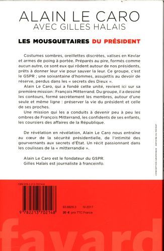 Produktbild: Les mousquetaires du Pr&eacute;sident : GSPR : dans les secrets de l'Elys&eacute;e