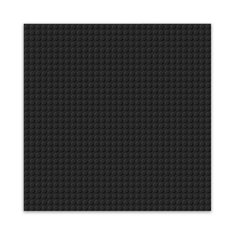 Produktbild: BRIXIES 225012 - Platte 32 x 32 Basic schwarz, Bauplatte, 1 St&uuml;ck