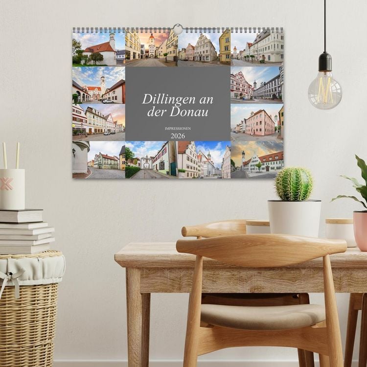 Produktbild: Dillingen an der Donau Impressionen (Wandkalender 2026 DIN A3 quer), CALVENDO Monatskalender