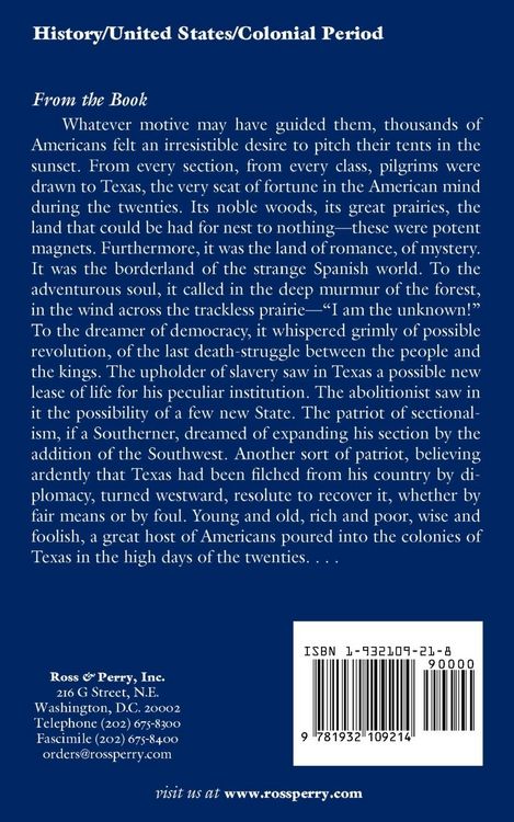 Produktbild: Texas and the Mexican War