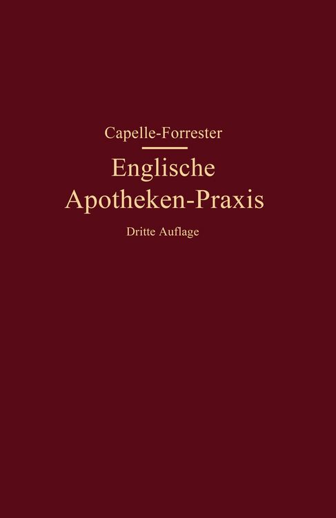 Produktbild: Englische Apotheken-Praxis
