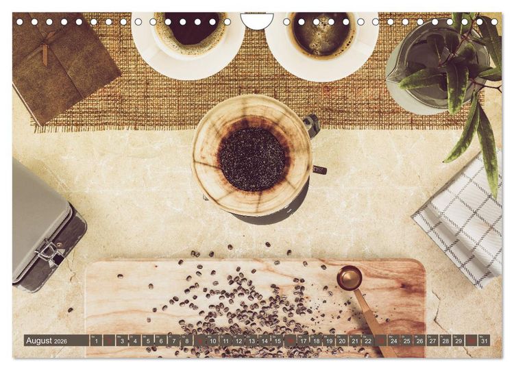 Produktbild: Auf einen Kaffee? (Wandkalender 2026 DIN A4 quer), CALVENDO Monatskalender