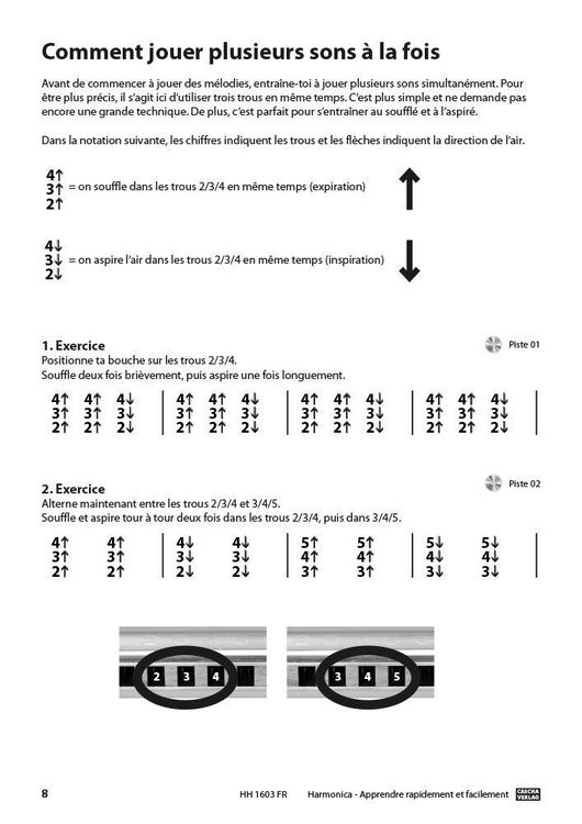 Produktbild: Harmonica - Apprendre rapidement et facilement