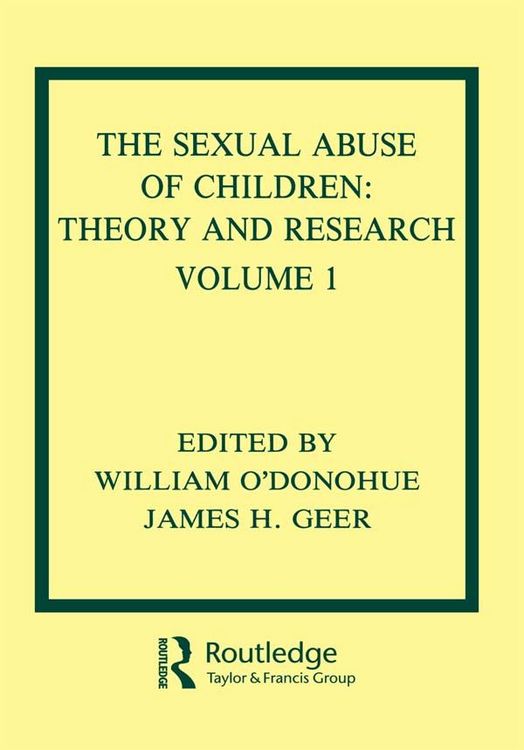 Produktbild: The Sexual Abuse of Children