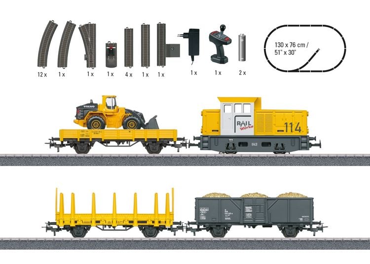 Produktbild: M&auml;rklin Start up 29188 - H0 Startpackung Baustelle