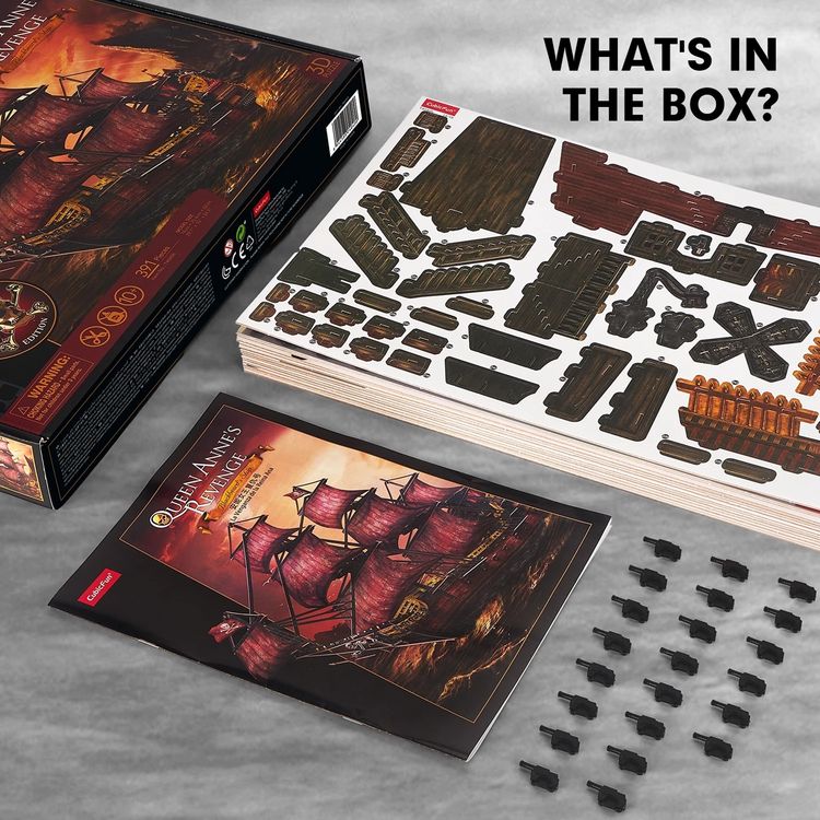 Produktbild: CUBICFUN - 3D Puzzle Queen Annes Revenge 391 Teile