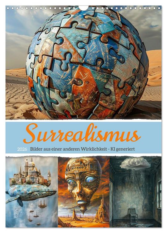 Produktbild: Surrealismus (Wandkalender 2026 DIN A3 hoch), CALVENDO Monatskalender