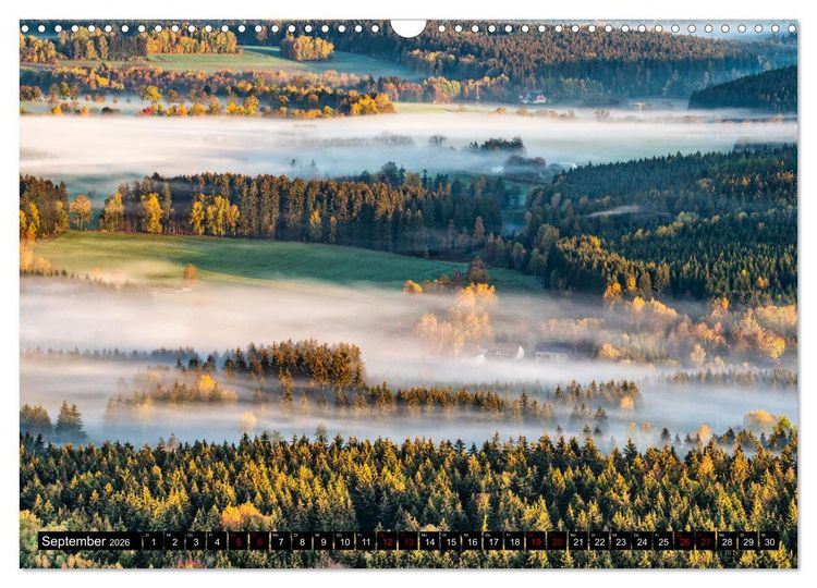 Produktbild: Landschafts-Fotografie Erzgebirge (Wandkalender 2026 DIN A3 quer), CALVENDO Monatskalender