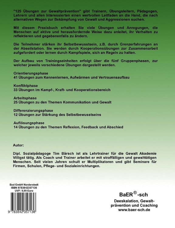 125 Übungen zur Gewaltprävention