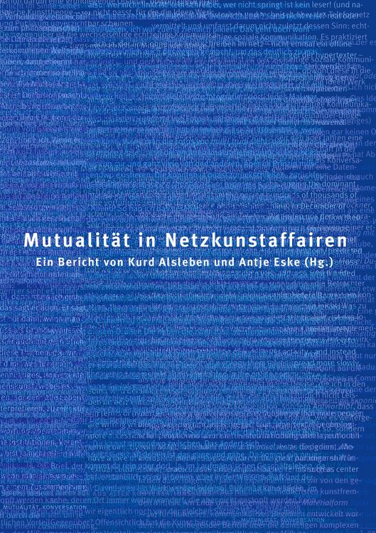 Produktbild: Mutualit&auml;t in Netzkunstaffairen