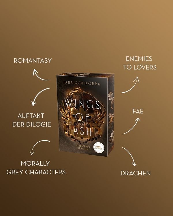 Produktbild: Wings of Ash 1. Schlafende Drachen