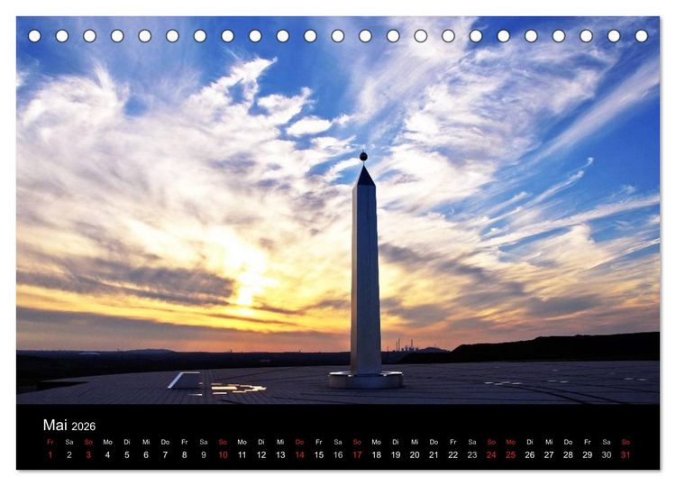 Produktbild: Gute Nacht - Ruhrgebiet! (Tischkalender 2026 DIN A5 quer), CALVENDO Monatskalender