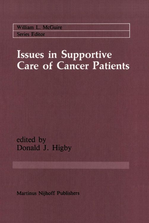 Produktbild: Issues in Supportive Care of Cancer Patients