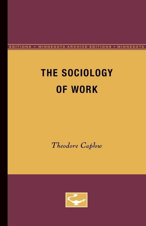 Produktbild: The Sociology of Work