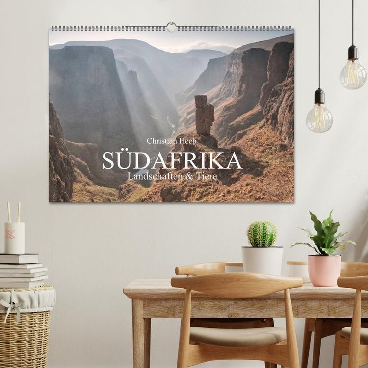 Produktbild: S&uuml;dafrika / Landschaften & Tiere / Christian Heeb (Wandkalender 2026 DIN A2 quer), CALVENDO Monatskalender