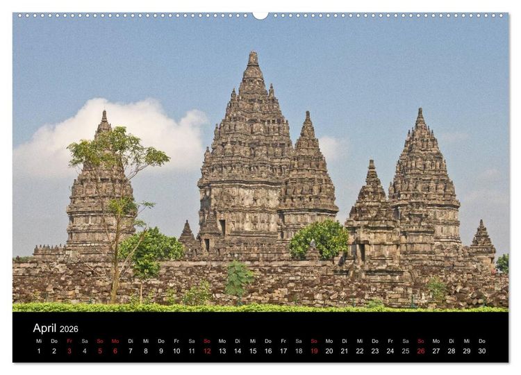 Produktbild: Indonesien (hochwertiger Premium Wandkalender 2026 DIN A2 quer), Kunstdruck in Hochglanz