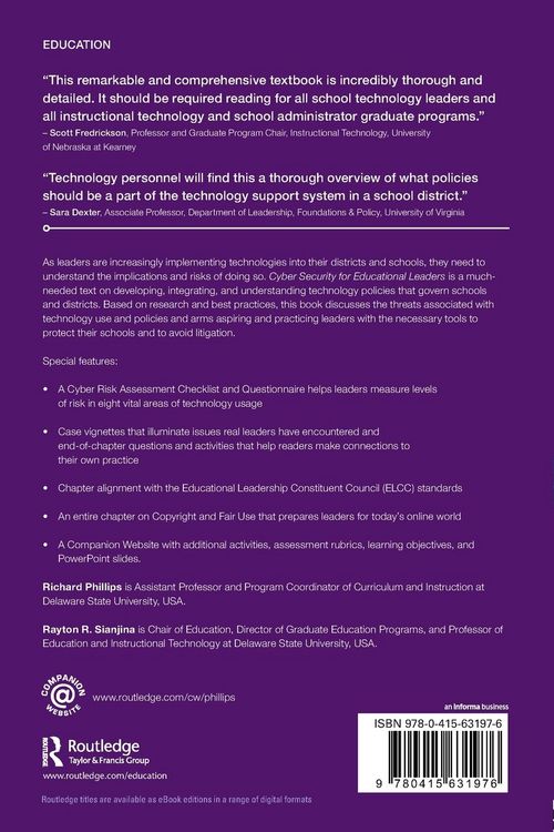 Produktbild: Cyber Security for Educational Leaders