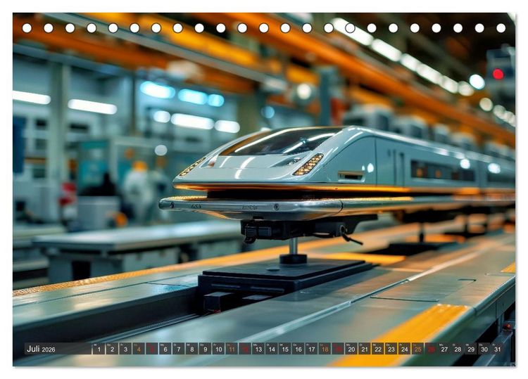 Produktbild: Magnetschwebetechnik (Tischkalender 2026 DIN A5 quer), CALVENDO Monatskalender